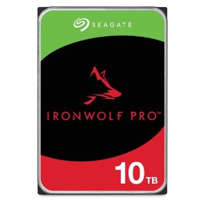Seagate IronWolf Pro HDD (10 TB; 256 MB; 3,5"; SATA)