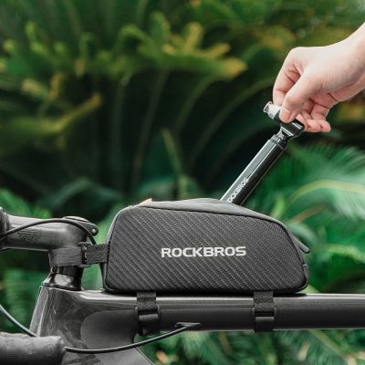 6. Rockbros JG-PB-11 Werkzeugset mit Pumpe und Löffelflicken-Multitool – Schwarz
