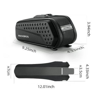3. Rockbros Fahrradsatteltasche mit Schutzblech