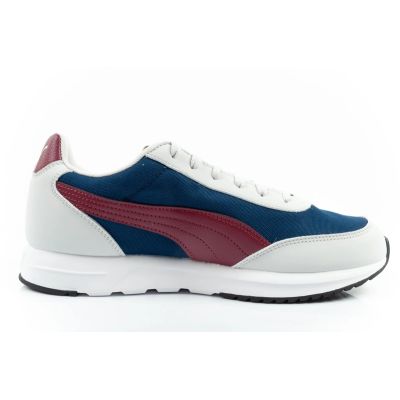 4. Puma Herren-Sportschuhe Sneaker R78 Lightwind bequem modisch grau marineblau