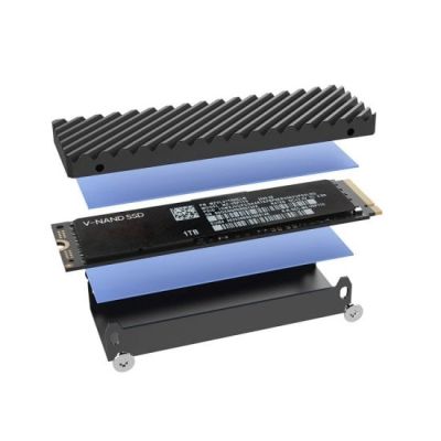 4. Lindy 43394 Festplattengehäuse SSD-Gehäuse Grau M.2