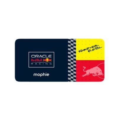 3. Powerbank Mophie Powerstation Plus 10K Red Bull Racing – Powerbank 10000 mAh mit integriertem USB-C- und Lightning-Kabel (1x USB-C-Anschluss)