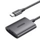 Ugreen CM401 USB-C 5 Gbit/s SD/TF-Kartenleser – Grau