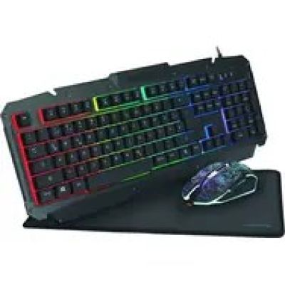 11. LogiLink ID0185 Gaming-Tastatur und Maus inklusive USB-QWERTZ-Tastatur (Englisch, Schwarz)