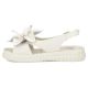 3. Beige Leder-Keilsandalen für Damen, Modell Filippo DS6965