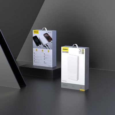 4. Dudao K10Pro Powerbank 2,4 A 20000 mAh 2 x USB-A - Weiß