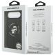 8. Karl Lagerfeld Silikon Karl&Choupette Ring MagSafe Hülle für iPhone 17 Air - Schwarz
