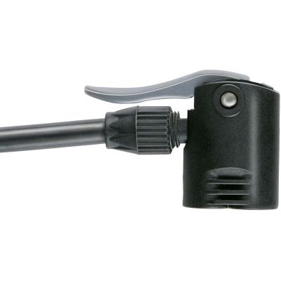 11. DUNLOP WERKSTATT-/FAHRRADPUMPE 230 Psi (16 Bar) MIT MANOMETER GRAU