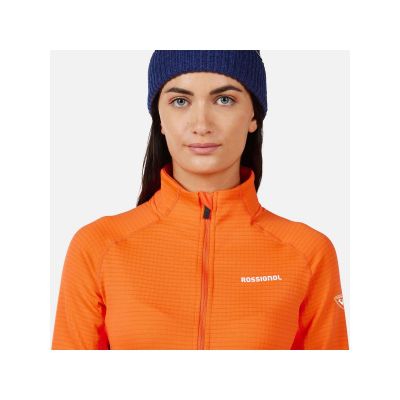 5. ROSSIGNOL Damen-Sweatshirt W Blackside Mix HZ Fleece Orange
