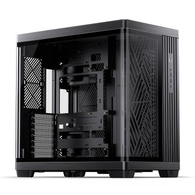 24. Jonsbo TK-4 Gehäuse, Midi-Tower, ATX, Tempered Glass – schwarz
