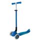 6. Globber Primo Faltbarer Kinderroller mit Lichtern, klassisch, Blau, Marineblau (Marineblau)