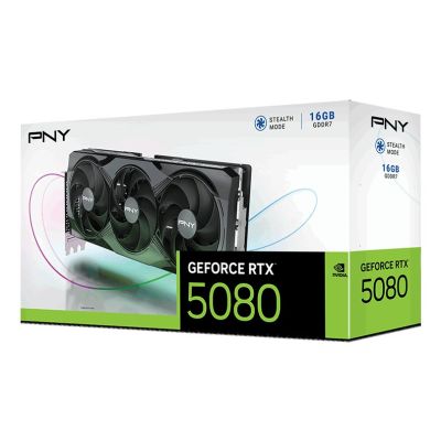 10. PNY GeForce RTX 5080 Triple Fan NVIDIA 16 GB GDDR7