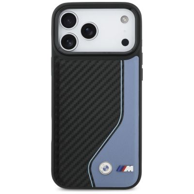 3. BMW M Carbon Logo MagSafe Case für iPhone 17 Pro Max – Blau