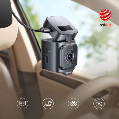 12. Baseus PrimeTrip VD1 Pro Auto-DVR 4K+1080p mit Akku – Schwarz