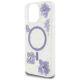 6. Guess Resin Flowers MagSafe Hülle für iPhone 16 Pro - Lila