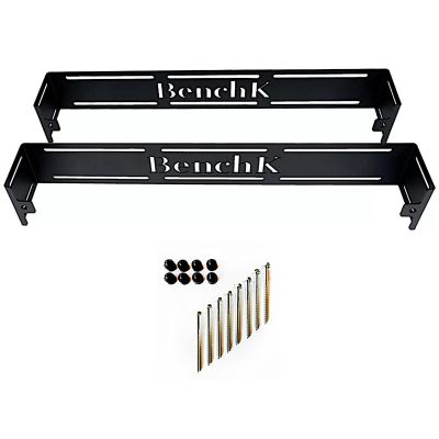 Schwarze Montagehalterungen für BENCHK WHB SB Sprossenwände
