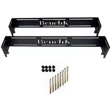 Schwarze Montagehalterungen für BENCHK WHB SB Sprossenwände