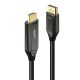 2. Lindy 40931 2m HDMI Typ A (Standard) DisplayPort Kabeladapter Schwarz