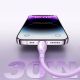 7. Joyroom S-A59 Vibrant Series 30W USB-C - Lightning Kabel 1,2 m - lila