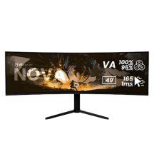 Arozzi Nova 49" Curved Computermonitor 124,5 cm (49") 5120 x 1440 px Dual QHD LED Schwarz