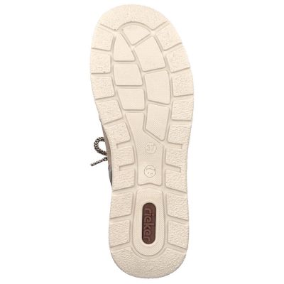42. Beige Damen-Lederboots, wasserdicht – Rieker L7701-24