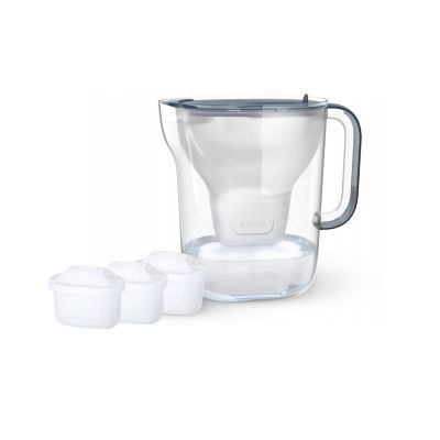 8. Brita Essential XL Wasserkanister + 3 Filterkartuschen, dunkelblau