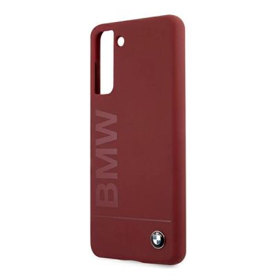 6. BMW Silikon-Signatur-Logo-Hülle für Samsung Galaxy S21+ – Rot