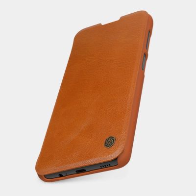 16. Nillkin Qin Case Hülle für Xiaomi Redmi Note 11 Pro+ (China) / Redmi Note 11 Pro (China) / Mi11i HyperCharge Kameraschutz Holster Cover Flip Case Schwarz