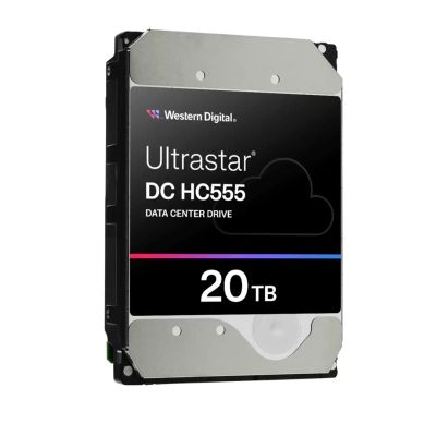 3. Western Digital Ultrastar DC HC555 WUH722020CL5204 HDD-Serverlaufwerk (20 TB; 3,5"; SAS)