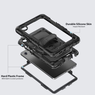 17. Tech-Protect Schutzhülle für Samsung Galaxy Tab A9 / A11 8.7 X110 / X115 / X133 / X135 - Schwarz