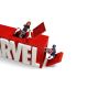5. LEGO MARVEL SUPER HEROES 76313 MARVEL Logo mit Minifiguren