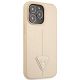 4. Guess GUHCP14LPSATLE iPhone 14 Pro 6,1 "beige / beige Hardcase SaffianoTriangle Logo