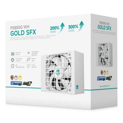6. DeepCool PS850G-FE weißes Netzteil
