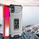 8. Crystal Ring Case robuste Kickstand TPU/PC Panzer Handyhülle Hard Case für iPhone XS Max rot