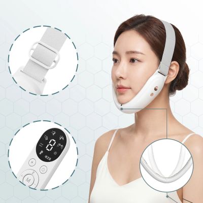 6. Belleskin by MAXGROOM M-170 EMS LED Gesichts- und Kinnmassagegerät – Weiß