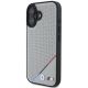 2. BMW M Perforated Tricolor Line MagSafe Hülle für iPhone 16 – Grau