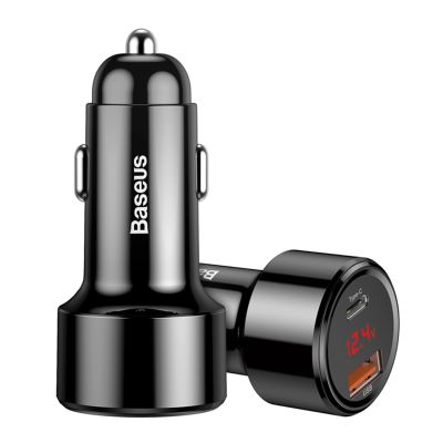 5. Baseus Magic Series PPS Digitalanzeige (Type-c PD+QC) Intelligentes Dual-Schnellladen und 45-W-Autoladen Schwarz(*)