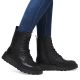 9. Gefütterte Damen-Lederstiefeletten Rieker schwarz 70401-00
