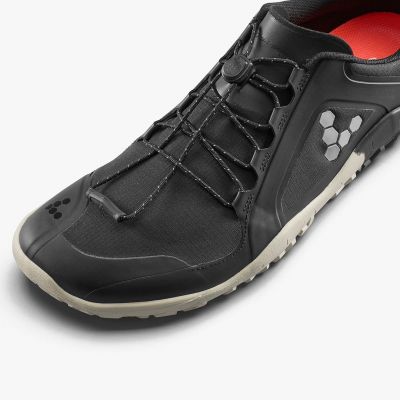 4. Minimalistische Wanderschuhe Vivobarefoot PRIMUS TRAIL III ALL WEATHER FG WOMENS Obsidian (209305-01)