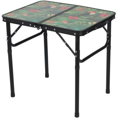 13. Klappbarer Campingtisch 60 x 45 x 25/56 cm Blume