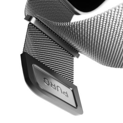 8. Puro Milanese Edelstahlarmband für Apple Watch 38 / 40 / 41 mm - Silber