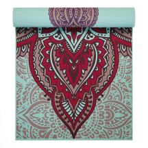 Yoga mat Gaiam Ara Rouge reversible 6 mm 63368