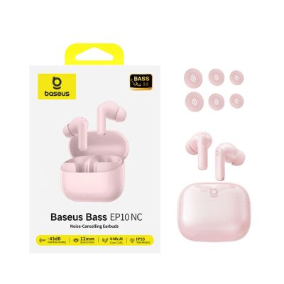 6. Baseus Bass EP10 TWS kabellose In-Ear-Kopfhörer mit ANC – Pink