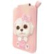 4. Nimmy New Big-Eye Cute Pets 2.0 Hunde-Magnetgeldbörse mit Handyhalterung – Rosa