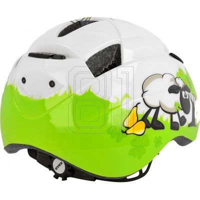 3. Uvex Kid 2 Kids cycling helmet white-green