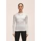 Casall Maze Langarm-T-Shirt für Damen, Weiß