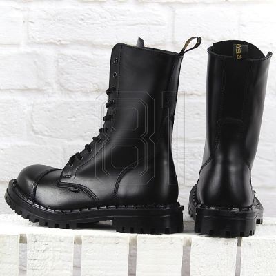 18. Gregor M GRE1062B nicht isolierte Kampfstiefel, schwarz
