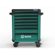 SATA Werkstattwagen mit 7 Schubladen ST95113G PRO grün 299 Stück.