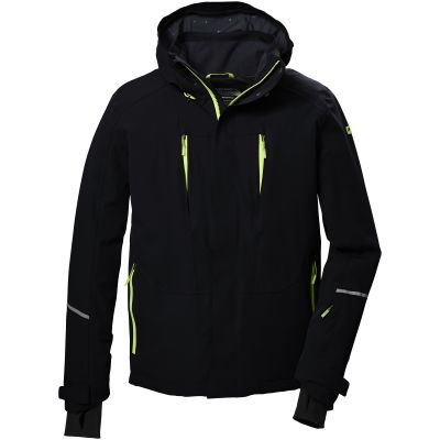 2. Herren-Skijacke mit abnehmbarer Kapuze und Reißverschluss Killtec KOW 26, schwarz