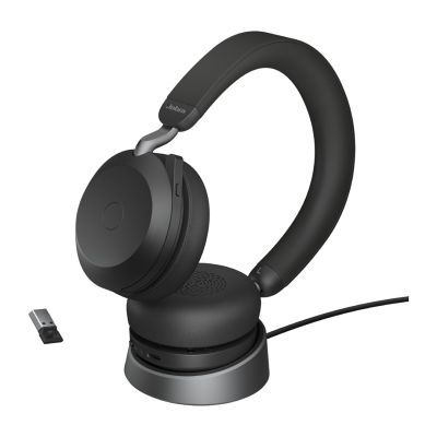 4. Jabra Evolve2 75 UC Stereo Link380c On-Ear-Kopfhörer
